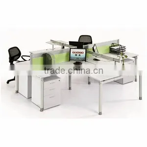 High Quality Mordern Design Desk Base Office Metal Frame Table Call Center Cubicle Office Workstation thumbnail-6
