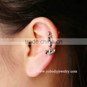 Latest Model Body Piercing Anchor Ear Cartilage Piercing thumbnail-1