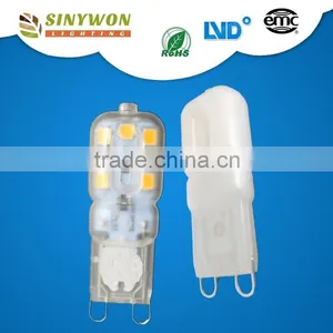 2016 Syw Factory Price With 3w 2700k Plastic LED Light G9 Dimmable ;led Light g9 ; g9 Dimmable thumbnail-1