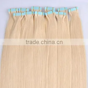 Wholesale Cheap Color 613 6a Grade Russian Hair Tape Hair Extensions thumbnail-1