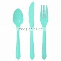 China Wholesale Good Quality Colourful Plastic Cutlery Set/ Nice Cutlery Sets thumbnail-1