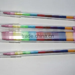 EX- Price High Quality 10 Colors Bullets Pencil Crayon for Kids thumbnail-3
