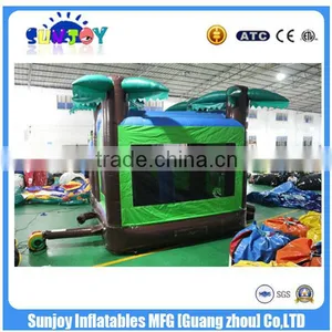 Jungle Theme 0.55mm PVC Tarpaulin Cheap Inflatable Castle Slide thumbnail-5