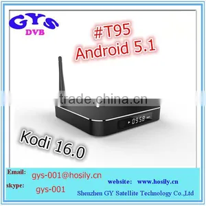 Newest Arrival AML8726-s905 Quad-core T95 Android Smart tv Box thumbnail-1