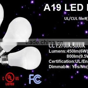 E26 Led the Lamp A19 Led Bulb Light 2700/5000K With UL Listed thumbnail-1