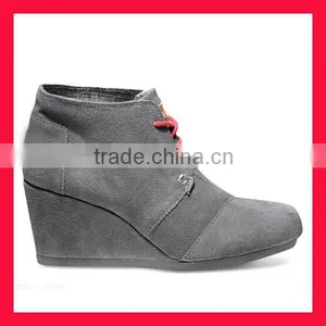 Wholesale Winter Boots Desert Wedge Women High Heel Shoes thumbnail-2