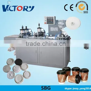 Flatbed Paper Cup LID Forming Machine, Cup Lid Machine, Plastic Cup Lid Making Machine Price thumbnail-1