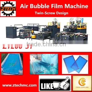 China Double Screws Automatic Plastic Air Bubble Wrap Making Machine thumbnail-1