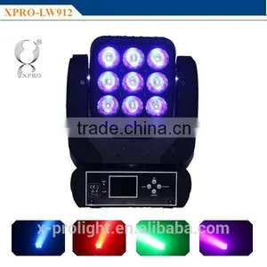 Matrix Light LED 9pcs 12w RGBW 4in1 Wash Moving Head thumbnail-1