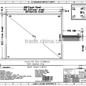 17 Inch 5 Wire Resistive Touch Panel, 5 Wire Resistive Touch Screen, 5 Wire Touch Screen ,5 Wire Touch Panel Kit thumbnail-1