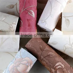 Decoration Materials Embossed Effect Pvc Wallpaper thumbnail-6