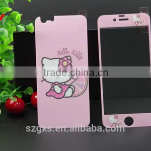 Color Mobile Phone Screen Protective Case for Iphone Pretty Cartoon Tempered Glass Screen Protector thumbnail-1