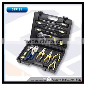 12pcs Top Craft Hand Tools of Plier Set and Screwdriver Set thumbnail-1
