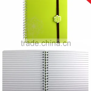 New Arrival pp Cover School Stationary Cute Notebook Flower Button thumbnail-1