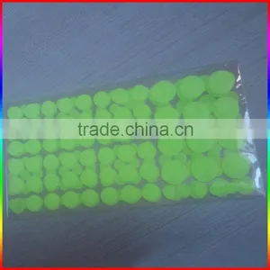 Green Glow in the Dark Round Dots Luminous Sticker thumbnail-1