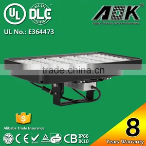 240W DLC UL 90-305VAC 26400lm 3000-6500K Solar Flood Light thumbnail-4