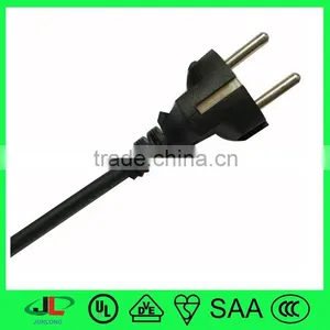 European 2 Pin Power Plug, Right Angle Schuko Plug With Extension Cords thumbnail-5