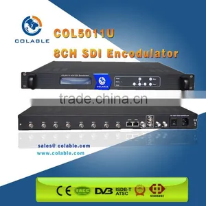 4/8 Channel HD MI/ CVBS/ SDI to ISDB-T, ATSC Encoder Modulator thumbnail-1