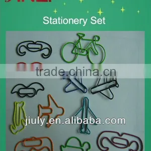 2014 Colorful Shaped PET Coated Fancy Creative Shape Paper Clips thumbnail-1