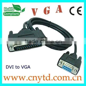 DVI to VGA Adapter M/M GOLD Plated thumbnail-1
