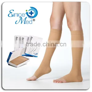 OBM Class 2 23-32 MmH Open Toe Compression Knee High Stockings thumbnail-1