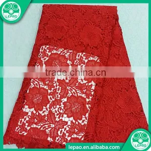 African White Swiss Cotton Voile Lace Nigeria Big Heavy Lace With Rhinestones for Girl Party Cloth thumbnail-5