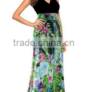 Vintage Women Summer Boho Floral Long Casual Party Plus Size Maxi Dress thumbnail-6