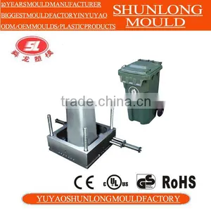 Custom Trash Can Injection Plastic Mould thumbnail-3