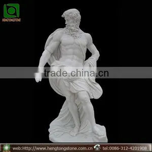 Greek Mythology White Marble Figure Man Statue thumbnail-1