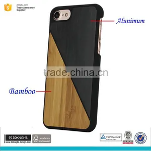 Fancy Bamboo Aluminum Combination Cell Phone Cases for Iphone 7 thumbnail-1