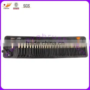 40-piece Professional Brush Set With Wooden Handle and Aluminum Ferrule thumbnail-1