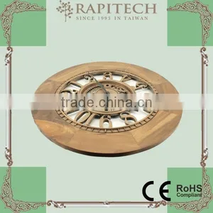 New Product Decorative Natural Wooden Wall Clock thumbnail-2