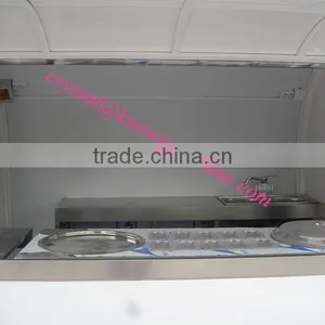 Mobile Catering Van Crepe Kiosk Mobile Fried Ice Cream Cart thumbnail-2