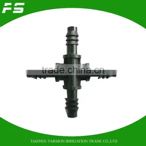 Drip Irrigation Fittings Cross Connector Adapter For DN8/11 Irrigation Tube thumbnail-1