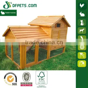 Large Run Wooden Custom Rabbit Hutch thumbnail-1