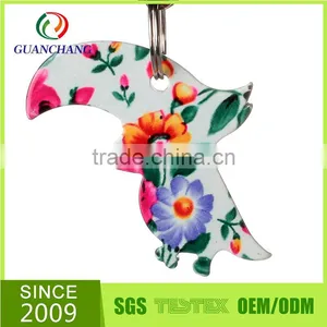 Funny Shape Hot Sale Custom Bottle Opener Keychain thumbnail-2