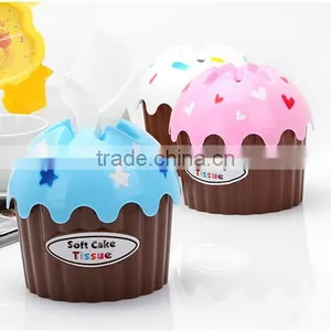 Decorative Plastic Tissue Box for Rolls Tissue thumbnail-2