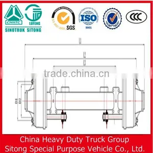 3 Axles Truck Trailer Parts, America Axles for for Sale thumbnail-3