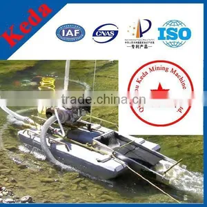 Chinese Mini Portable Gold Dredger in Small River thumbnail-1