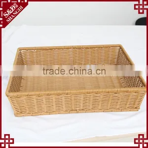 Wholesale Washable Supermarket Plastic Storage Basket for Fruit and Vegetable thumbnail-1