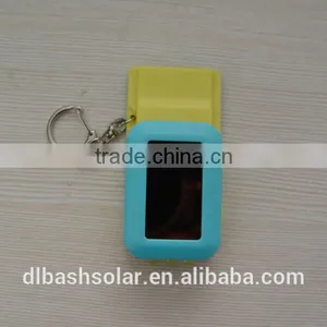Mini USB Solar Powerbank NEW Love Gift Key Chain Whistle Keyring Ring thumbnail-2