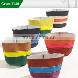 Green Field Colorful Canvas Flower Planter,Beautiful Colorful Canvas Garden Plants Planter thumbnail-1