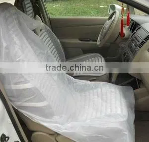 Transparent PE Disposal Car (Auto)Seat Cover thumbnail-1