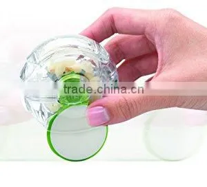 Stainless Steel Wheel Garlic Zoom Garlic Crusher Peeler Mincer Stirrer Presser Slicer thumbnail-6
