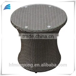 3pc Outdoor Wicker Stacking Patio Egg-shaped Used Chair Set thumbnail-1