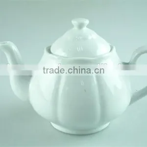 White Porcelain Teapot With Lid 750 ml Chaozhou Stock thumbnail-1
