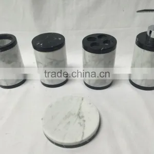 Marble Home Decor Bathroom Accessories Sets Designed From Factory Wholesale thumbnail-1