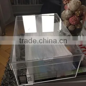 Bespoke Acrylic Shoe Box/Hot Sale Plexiglass Shoe Boxes With Lid thumbnail-1