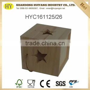 FSC Hot Selling Factory Supply Handmade Wooden Bucket thumbnail-1