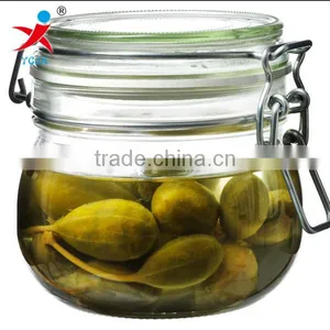 Lead-free Thickening Glass Sealing Glass Bottle /glass Storage Jar Airtight Pot/with Cover thumbnail-2